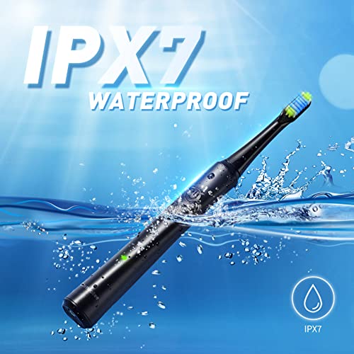 Sonic Electric Toothbrush for Adults, Rechargeable Sonic Toothbrush with 10 B...