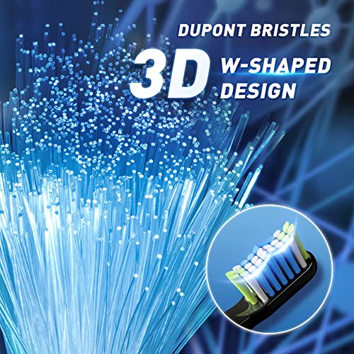 Sonic Electric Toothbrush for Adults, Rechargeable Sonic Toothbrush with 10 B...