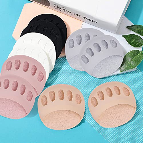 SooGree Ball of Foot Cushions (5Pairs) - Metatarsal Pads Invisible Socks for ...