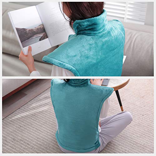 Large Heating Pad for Back and Shoulder, 24inx33in Heat Wrap with Fast-Heatin...