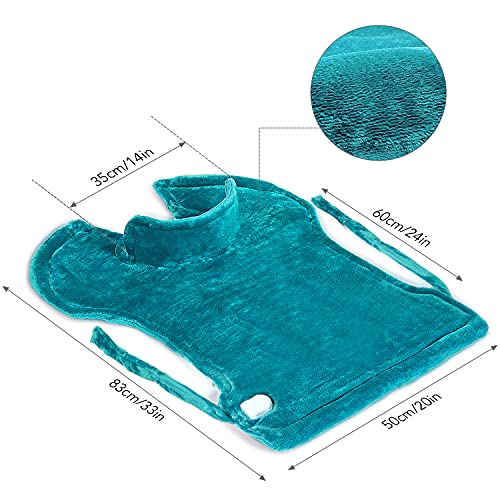 Large Heating Pad for Back and Shoulder, 24inx33in Heat Wrap with Fast-Heatin...