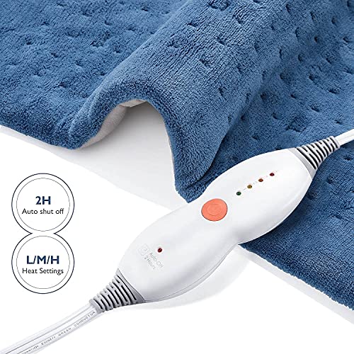 Large Heating Pad for Back Pain, Neck and Shoulders and Cramps, 12" x 24" Siz...
