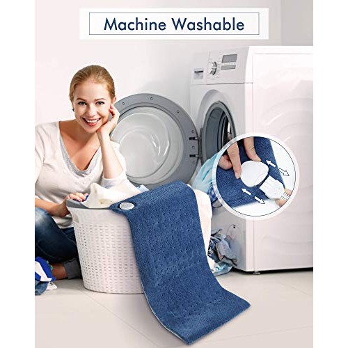 Large Heating Pad for Back Pain, Neck and Shoulders and Cramps, 12" x 24" Siz...