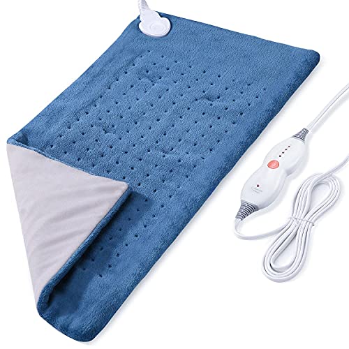 Large Heating Pad for Back Pain, Neck and Shoulders and Cramps, 12" x 24" Siz...