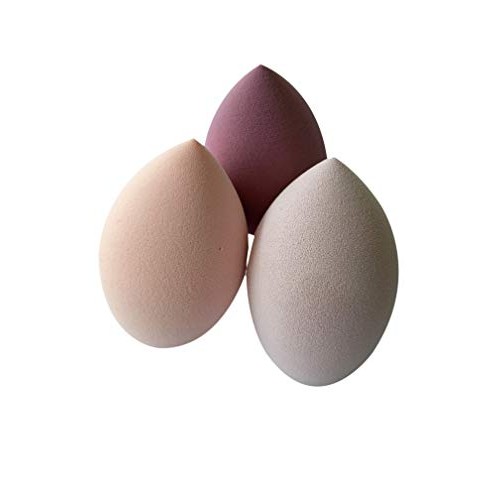 Makeup Sponges 3 Pcs Set，For Liquid Foundation, Creams, and Powders，Latex F...
