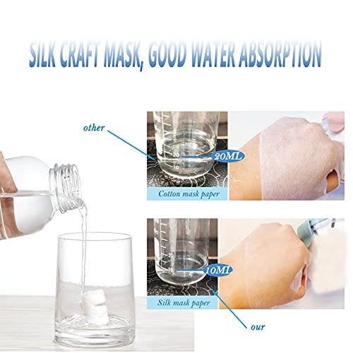 100 pcs Compressed Facial Mask Sheet Skin Care DIY Compressed Disposable Faci...