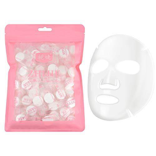 100 pcs Compressed Facial Mask Sheet Skin Care DIY Compressed Disposable Faci...