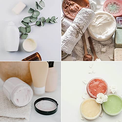 36 Pack 4 OZ Plastic Jars Round Clear Cosmetic Container Jars with Lids BPA F...