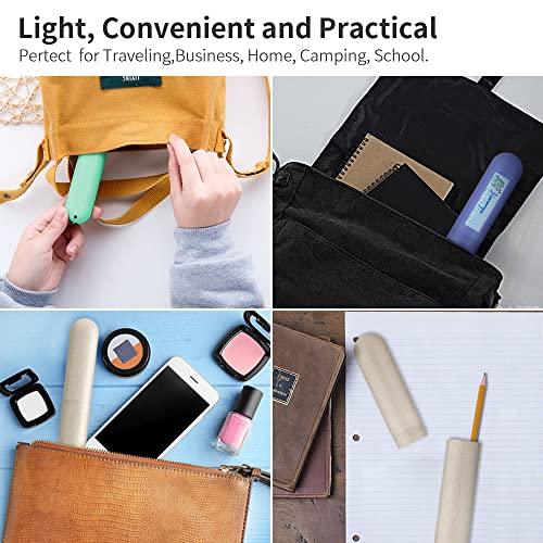 4 Pack Travel Toothbrush Holder Case Portable Toothbrush Case for Traveling,B...