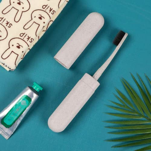 4 Pack Travel Toothbrush Holder Case Portable Toothbrush Case for Traveling,B...