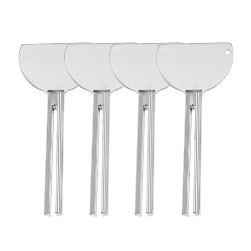 QICAITU 4PCS Tube Squeezer Toothpaste Squeezer Metal Tube Presser Tube Roller...