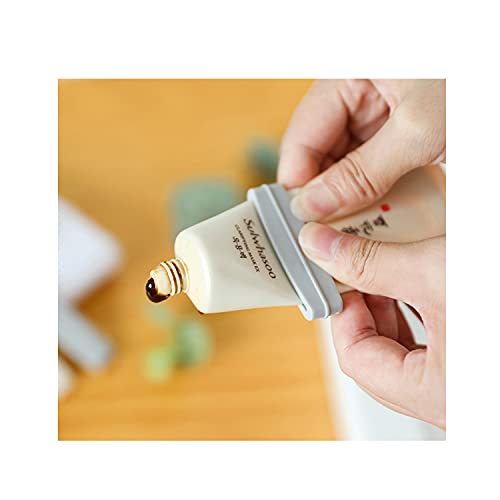 QICAITU 6pcs Toothpaste Tube Squeezers Dispenser 3 Sizes Plastic Rolling Toot...