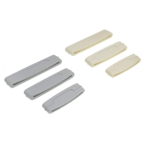 QICAITU 6pcs Toothpaste Tube Squeezers Dispenser 3 Sizes Plastic Rolling Toot...