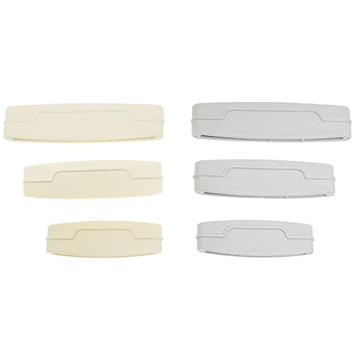 QICAITU 6pcs Toothpaste Tube Squeezers Dispenser 3 Sizes Plastic Rolling Toot...