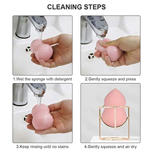 Makeup Sponge, Dry Wet Dual-Use Sponge Set,3 Practical Shapes Latex-free Flaw...
