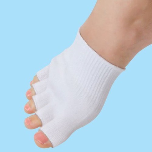 Toe Separator Socks Gel, Toe Separators 1 Pair Gel Lined Compression Toe Sepa...