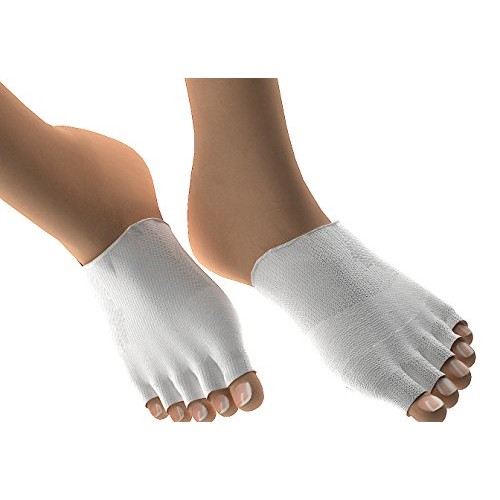 Toe Separator Socks Gel, Toe Separators 1 Pair Gel Lined Compression Toe Sepa...