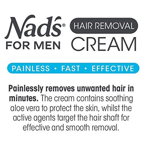 Nad's for Men Hair Removal Cream - Painless Hair Removal For Men - Soothing D...