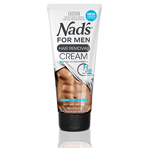 Nad's for Men Hair Removal Cream - Painless Hair Removal For Men - Soothing D...