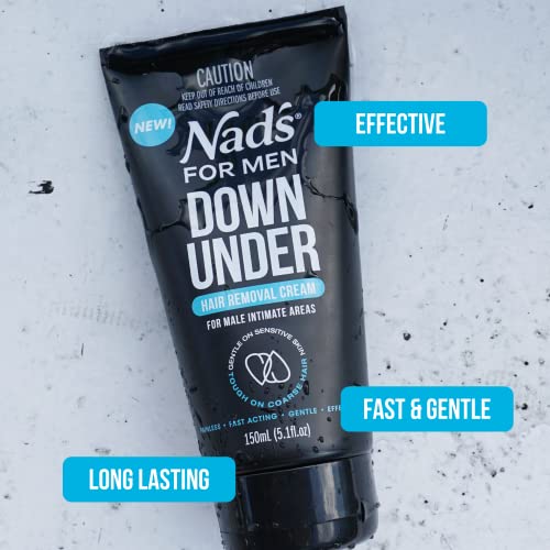 Nad's For Men Intimate Hair Removal Cream For Men - Easy & Painless, Depilato...