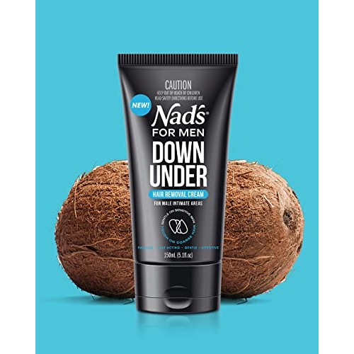 Nad's For Men Intimate Hair Removal Cream For Men - Easy & Painless, Depilato...