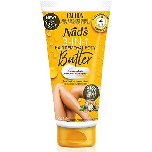 Nad's 3n1 Hair Removal Butter, Gentle & Soothing Hair Removal Cream For Women...