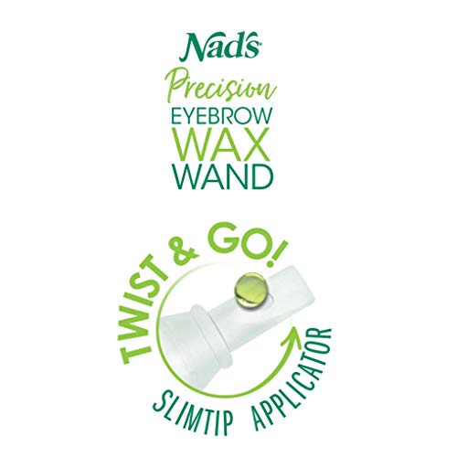 Nad's Eyebrow Shaper Wax Kit Eyebrow Facial Hair Removal Delicate Areas Cotto...