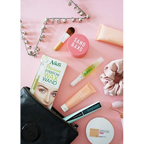 Nad's Eyebrow Shaper Wax Kit Eyebrow Facial Hair Removal Delicate Areas Cotto...