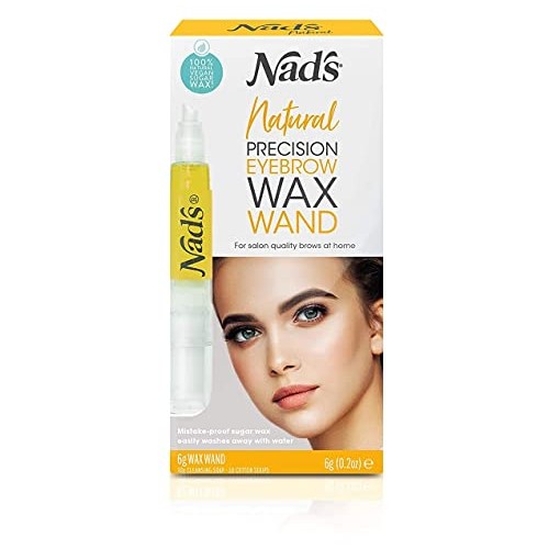 Nad's Eyebrow Shaper Wax Kit - Natural All Skin Types - Eyebrow Facial Hair R...
