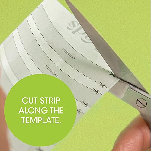 Nad's Eyebrow Wax Strips - Facial Hair Removal for Women - Eyebrow Wax Kit wi...