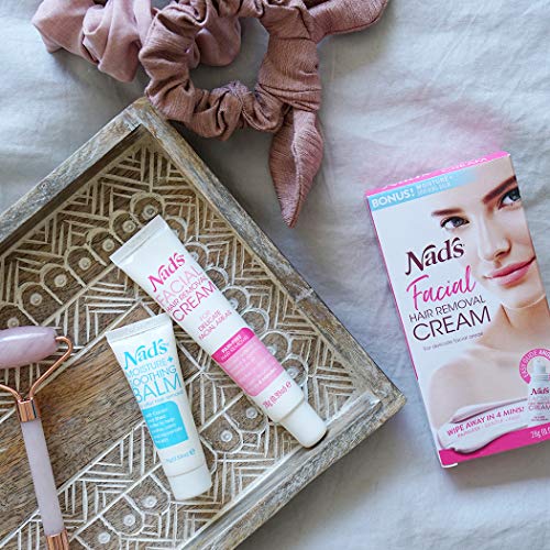 Nad's Facial Hair Removal Cream - Gentle & Soothing Hair Removal For Women - ...