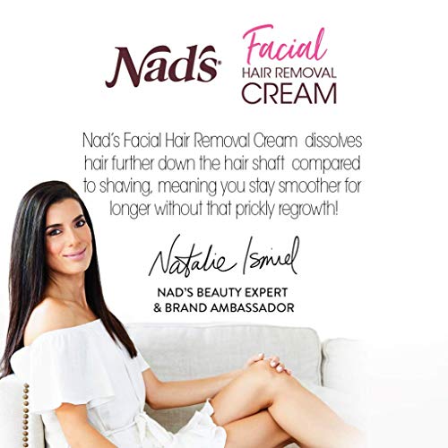 Nad's Facial Hair Removal Cream - Gentle & Soothing Hair Removal For Women - ...
