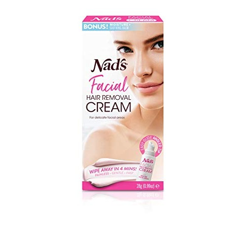 Nad's Facial Hair Removal Cream - Gentle & Soothing Hair Removal For Women - ...