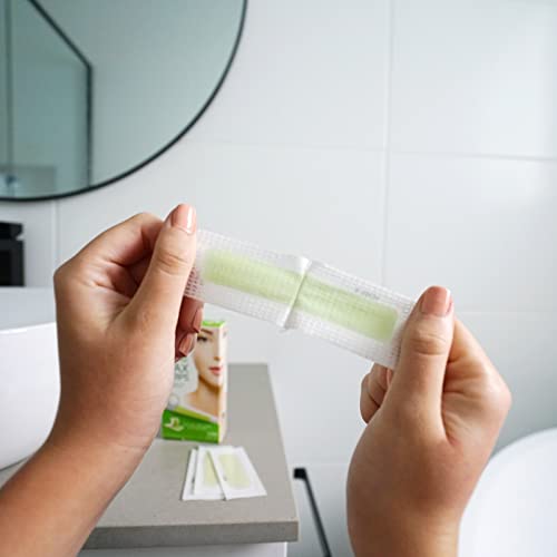 Nad's Facial Wax Strips - Hypoallergenic All Skin Types - Facial Hair Removal...