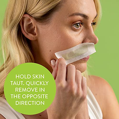 Nad's Facial Wax Strips - Hypoallergenic All Skin Types - Facial Hair Removal...