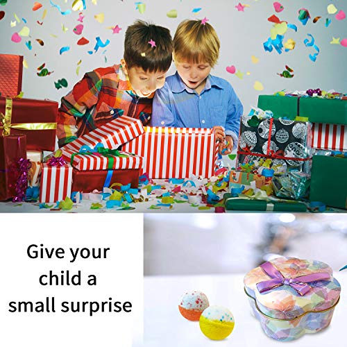 5+1 Bath Bombs Gift Set, 100% Handmade Pure Essential Oil Bath Bombs, Fizzy S...