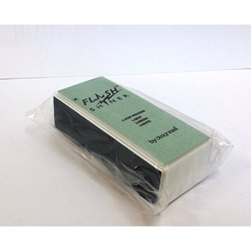 Flash Shiner Nail Buffer 3 Ways - (New Look) - (Pack of 4)