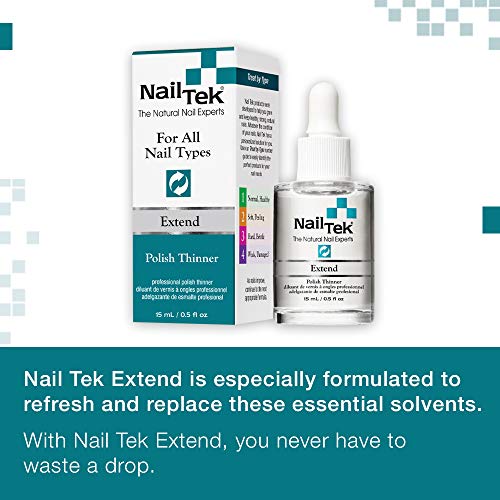 Nail Tek Extend Professional Polish Thinner, 0.5 oz