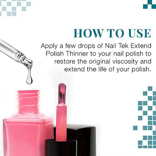Nail Tek Extend Professional Polish Thinner, 0.5 oz