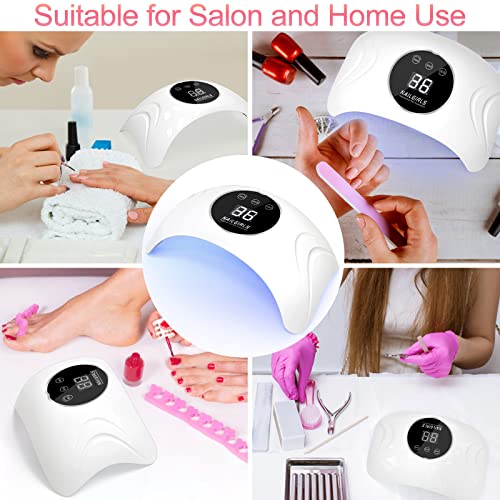 UV LED Nail Lamp, NAILGIRLS 48W UV Light for Nails Curing Lamp with 3 Timer S...