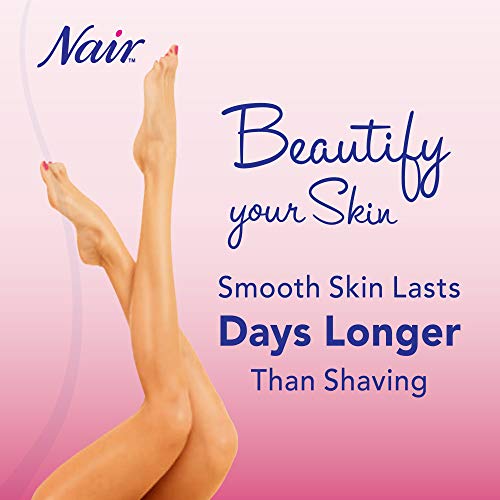 Nair Hair Removal Body Cream with Softening Baby Oil, Leg and Body Hair Remover