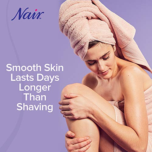 Nair Hair Removal Body Cream with Softening Baby Oil, Leg and Body Hair Remover