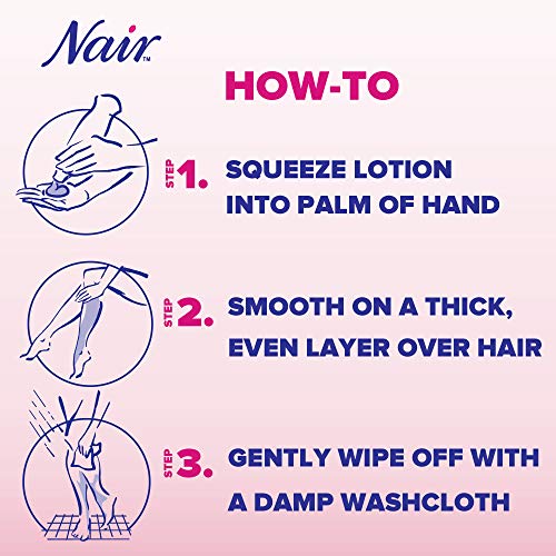Nair Hair Removal Body Cream with Softening Baby Oil, Leg and Body Hair Remover