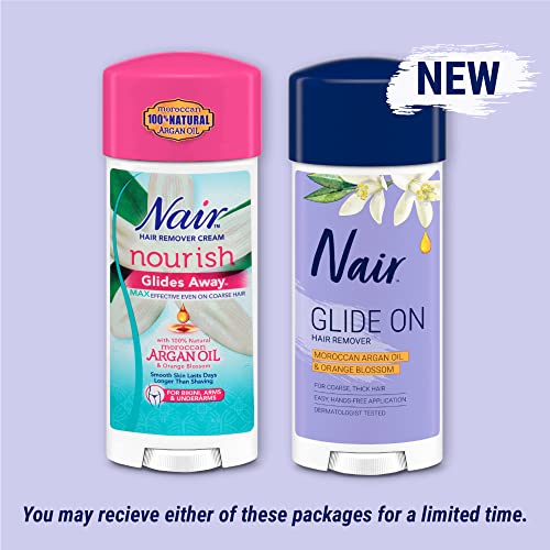 Nair Hair Remover Glides Away Hair Removal Cream 3.3 oz