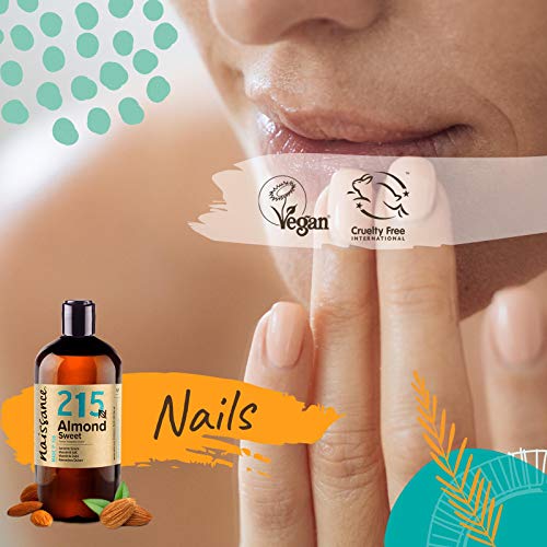 Naissance Sweet Almond Oil 16 fl oz - Pure & Natural, Vegan, Non GMO, Hexane ...
