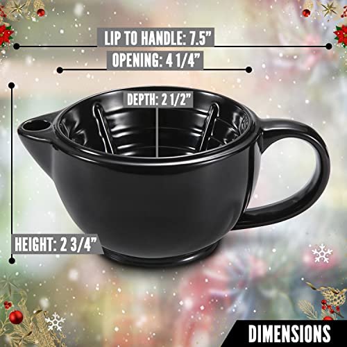 Savanna Shaving Scuttle Mug - Porcelain Scuttle Shaving Mug, Shaving Bowl Tha...