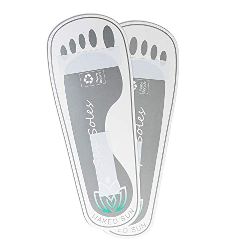 100 Pair Grey Disposable Adhesive Spray Tan Feet Protector Pads for Sunless A...