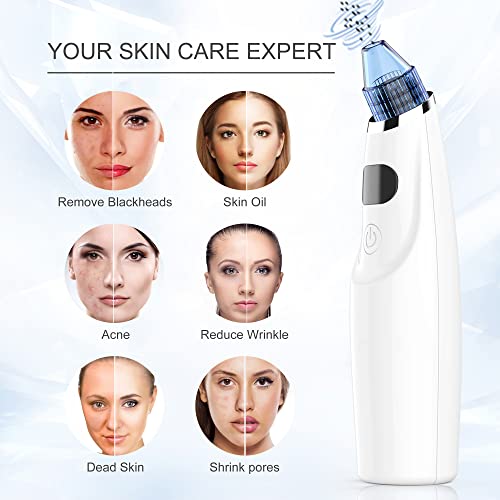 Blackhead Remover Pore Vacuum - Upgraded Electric Pore Cleaner Blackhead Remo...