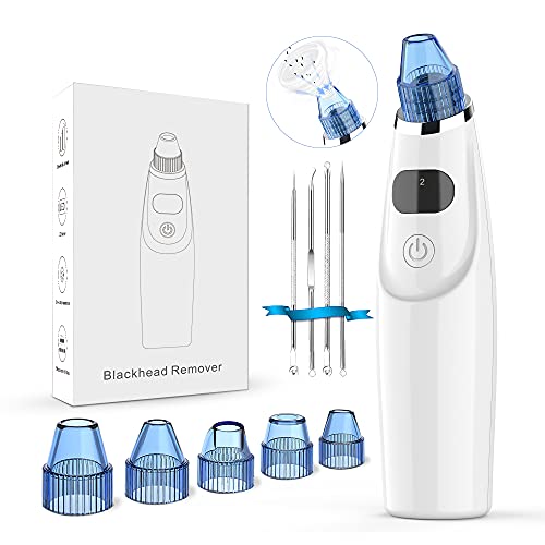 Blackhead Remover Pore Vacuum - Upgraded Electric Pore Cleaner Blackhead Remo...