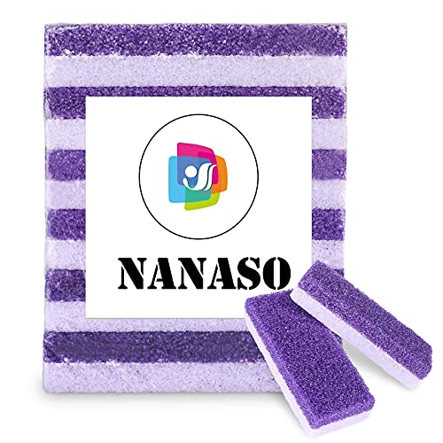 2 in 1 Pumice Stone for Feet,6 Pack Foot Scrubber & Callus Remover, Stone Scr...